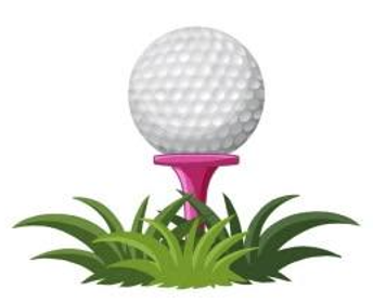 Golf ball on tee